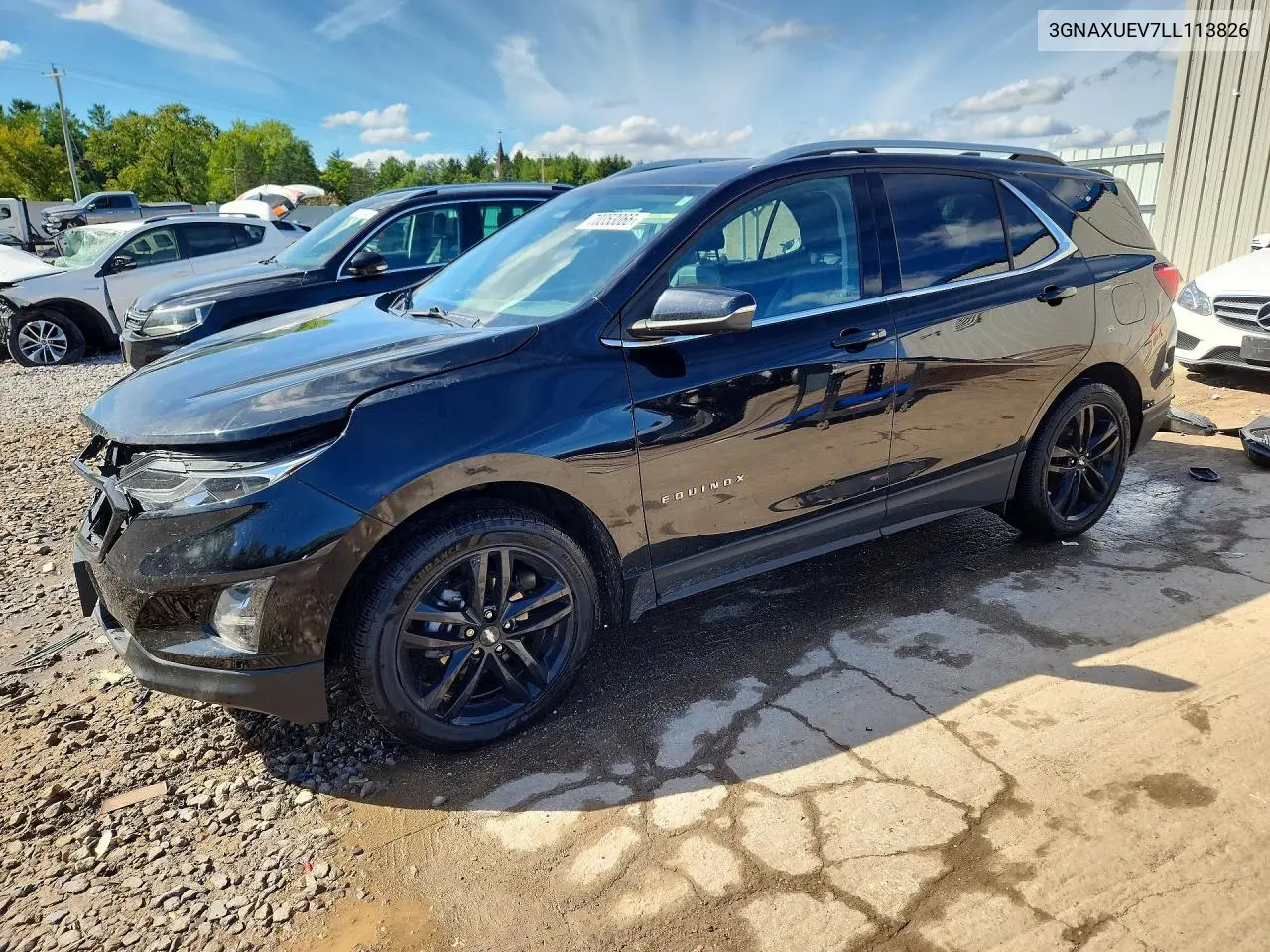 CHEVROLET EQUINOX 2020, VIN 3GNAXUEV7LL113826