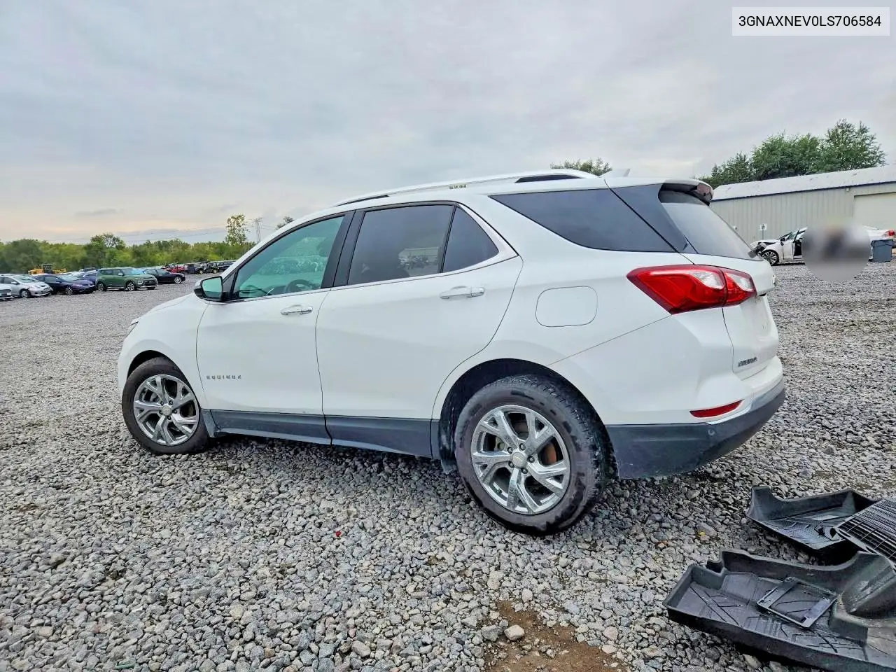 2020 CHEVROLET EQUINOX VIN 3GNAXNEV0LS706584 — фото 2