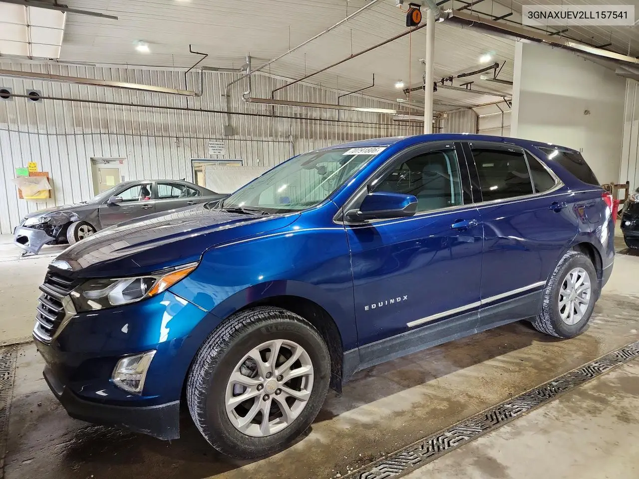 CHEVROLET EQUINOX 2020, VIN 3GNAXUEV2LL157541