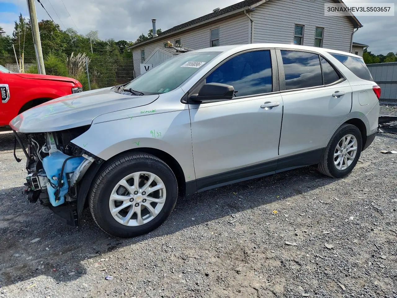 CHEVROLET EQUINOX 2020, VIN 3GNAXHEV3LS503657