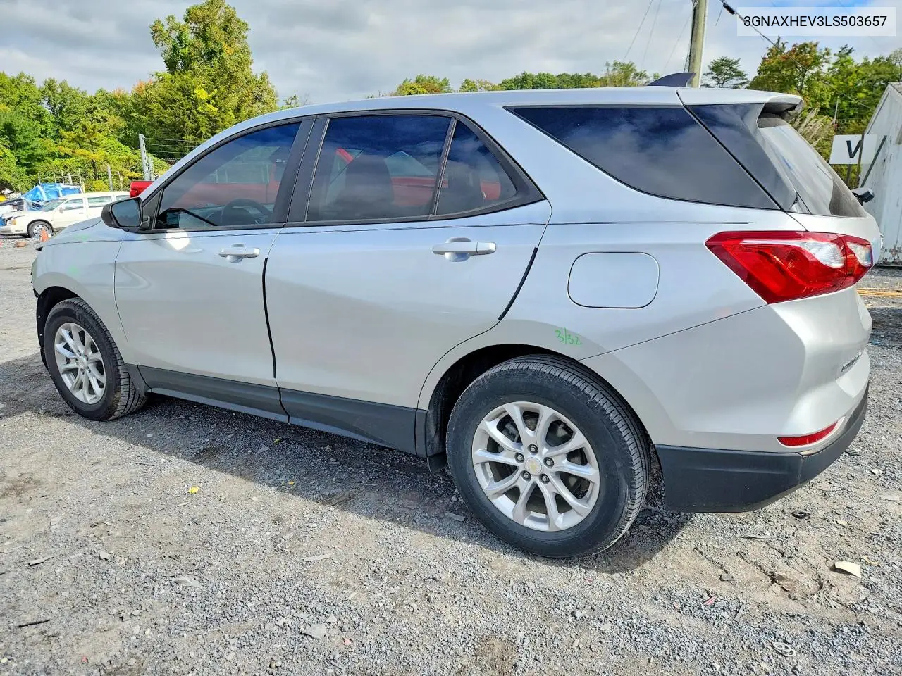 2020 CHEVROLET EQUINOX VIN 3GNAXHEV3LS503657 — фото 2