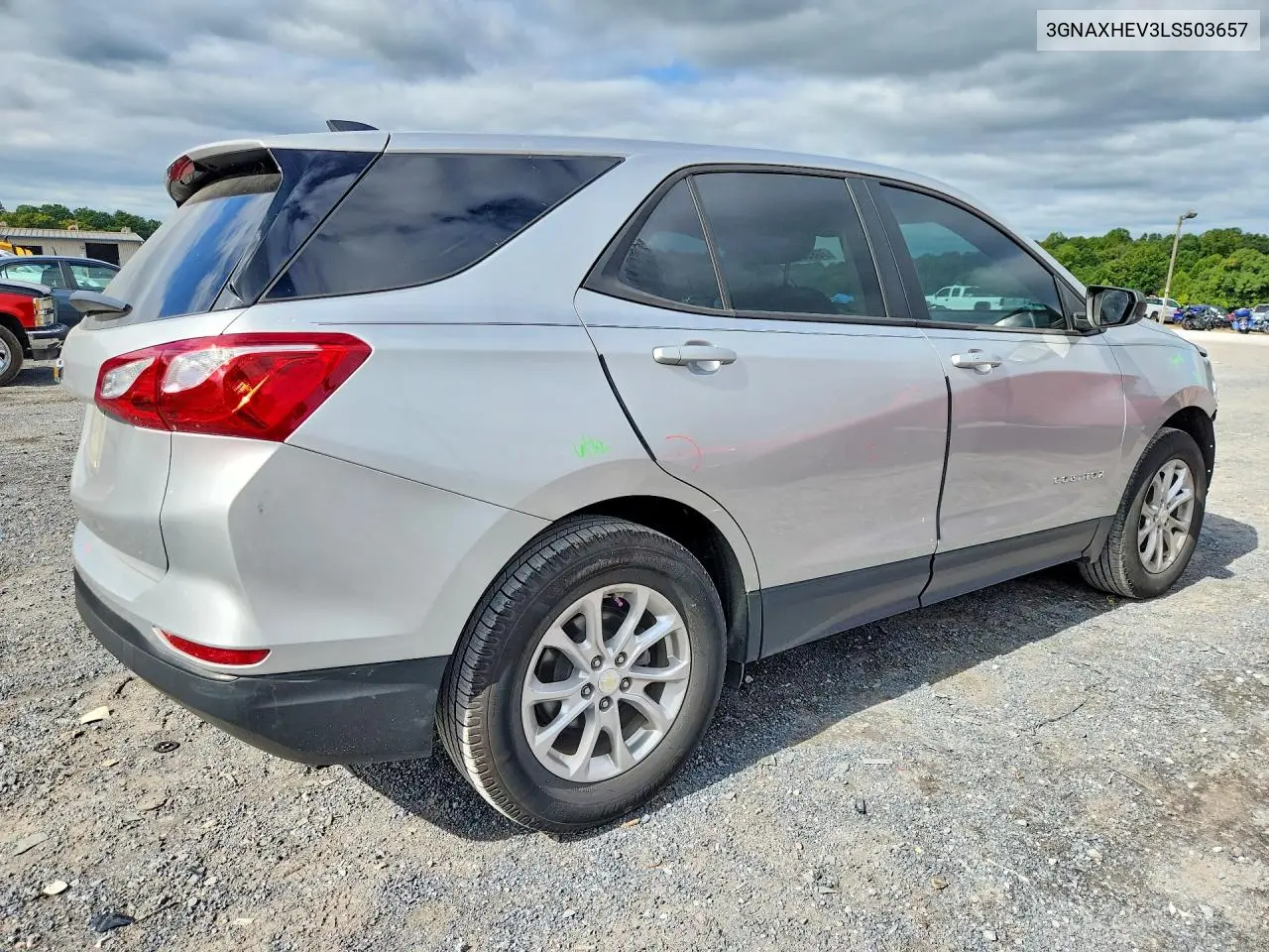 2020 CHEVROLET EQUINOX VIN 3GNAXHEV3LS503657 — фото 3