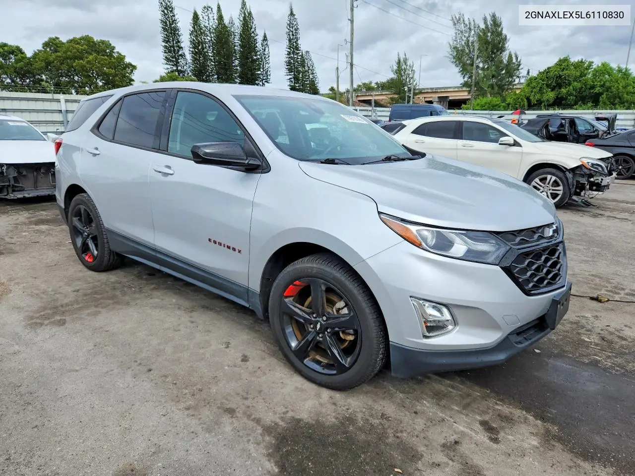 2020 CHEVROLET EQUINOX VIN 2GNAXLEX5L6110830 — фото 4