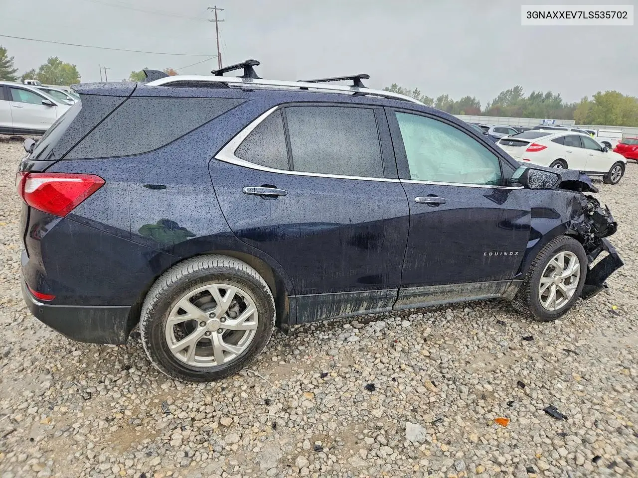 2020 CHEVROLET EQUINOX VIN 3GNAXXEV7LS535702 — фото 3