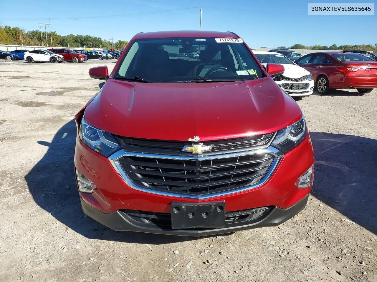 2020 CHEVROLET EQUINOX VIN 3GNAXTEV5LS635645 — фото 5
