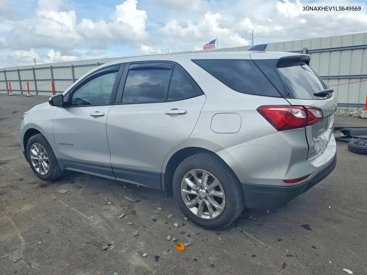 2020 CHEVROLET EQUINOX VIN 3GNAXHEV1LS649569 — фото 2