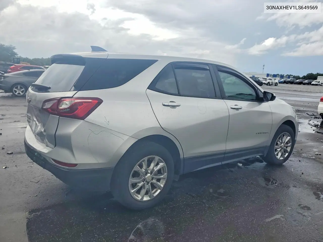 2020 CHEVROLET EQUINOX VIN 3GNAXHEV1LS649569 — фото 3