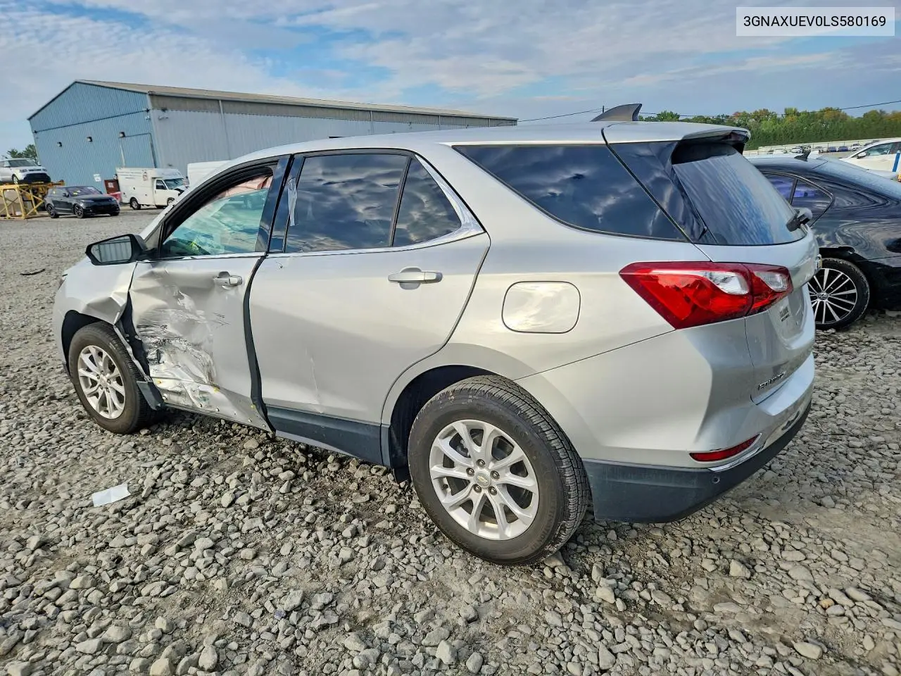 2020 CHEVROLET EQUINOX VIN 3GNAXUEV0LS580169 — фото 2