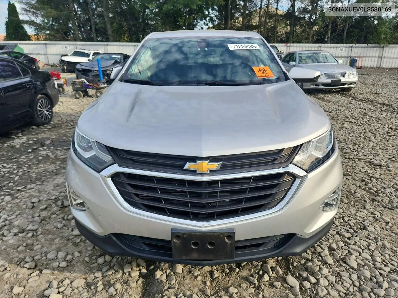 2020 CHEVROLET EQUINOX VIN 3GNAXUEV0LS580169 — фото 5