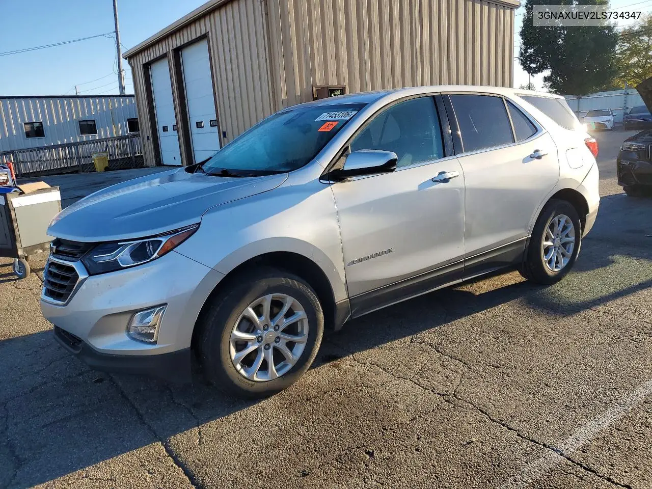 CHEVROLET EQUINOX 2020, VIN 3GNAXUEV2LS734347
