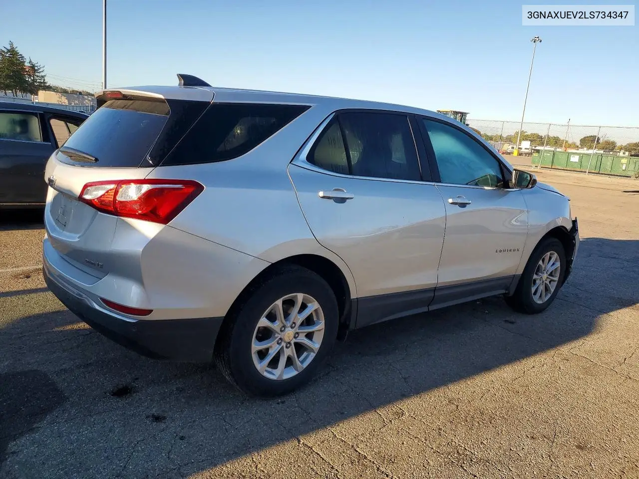 2020 CHEVROLET EQUINOX VIN 3GNAXUEV2LS734347 — фото 3