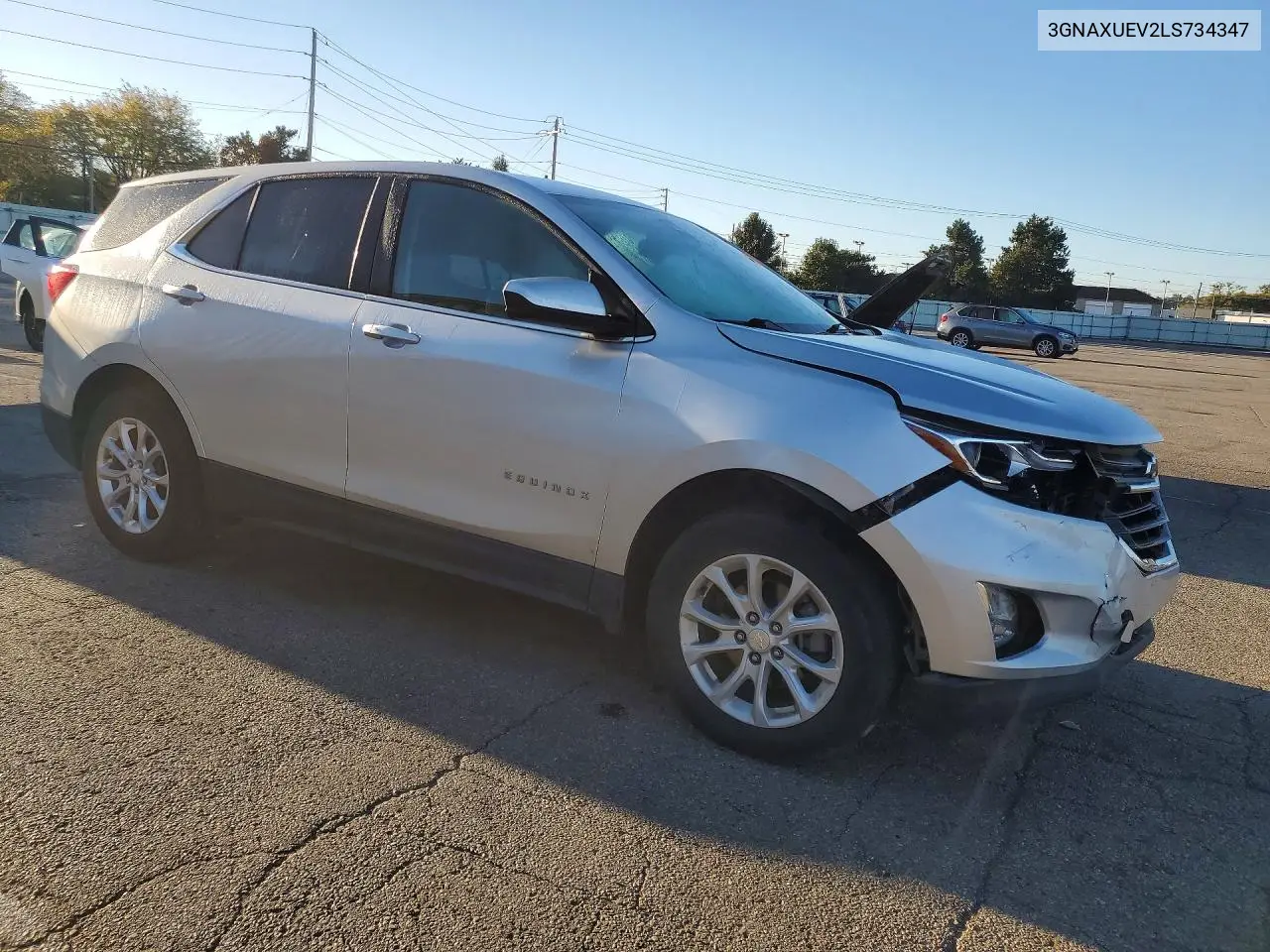 2020 CHEVROLET EQUINOX VIN 3GNAXUEV2LS734347 — фото 4