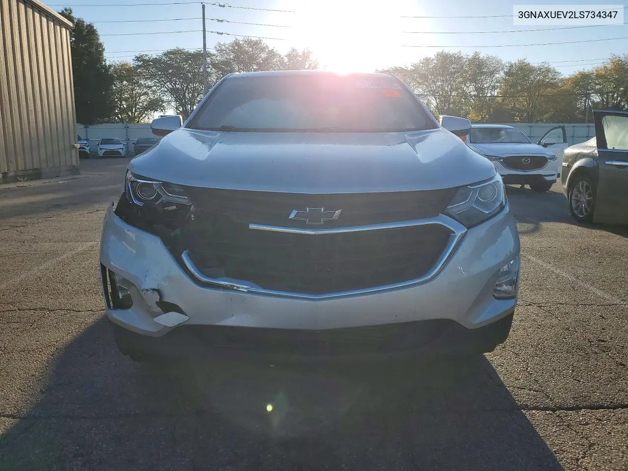 2020 CHEVROLET EQUINOX VIN 3GNAXUEV2LS734347 — фото 5