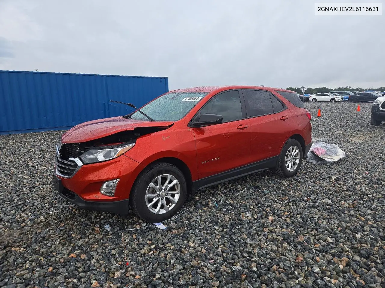 CHEVROLET EQUINOX 2020, VIN 2GNAXHEV2L6116631