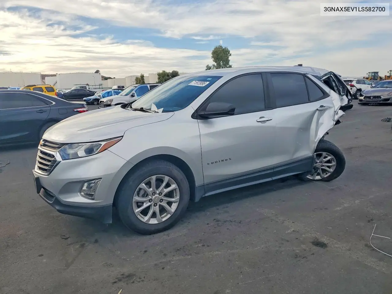 CHEVROLET EQUINOX 2020, VIN 3GNAX5EV1LS582700