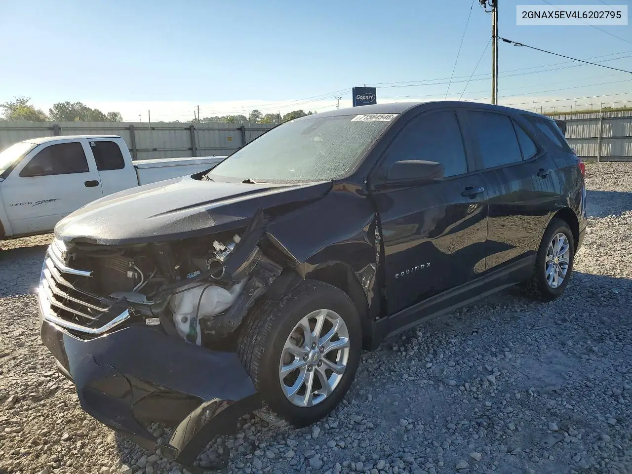 CHEVROLET EQUINOX 2020, VIN 2GNAX5EV4L6202795