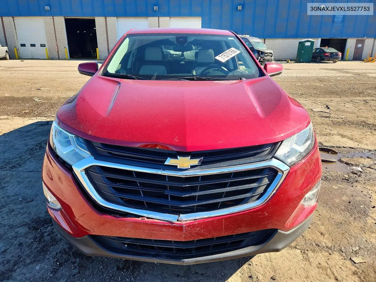 2020 CHEVROLET EQUINOX VIN 3GNAXJEVXLS527753 — фото 5