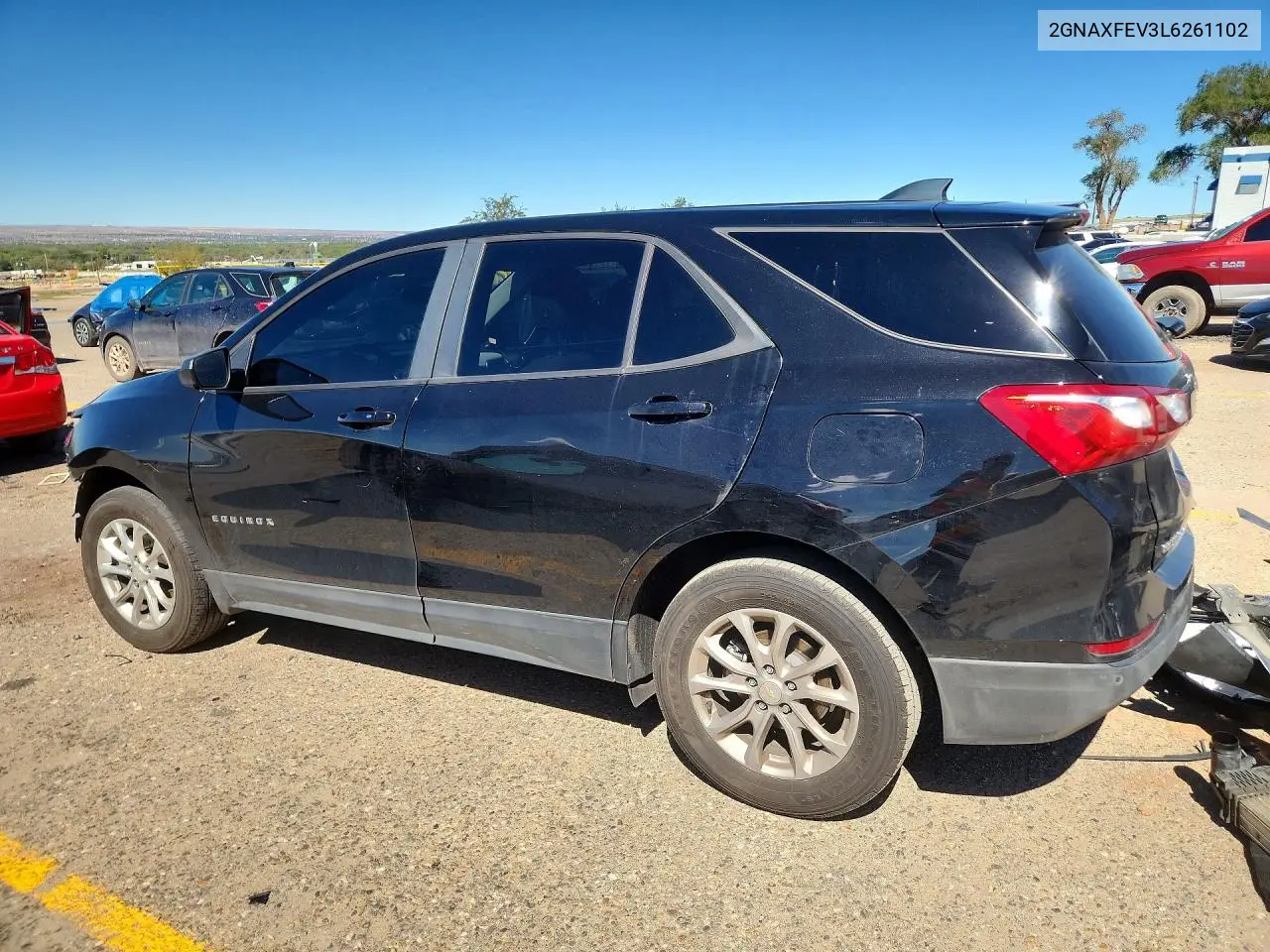 2020 CHEVROLET EQUINOX VIN 2GNAXFEV3L6261102 — фото 2