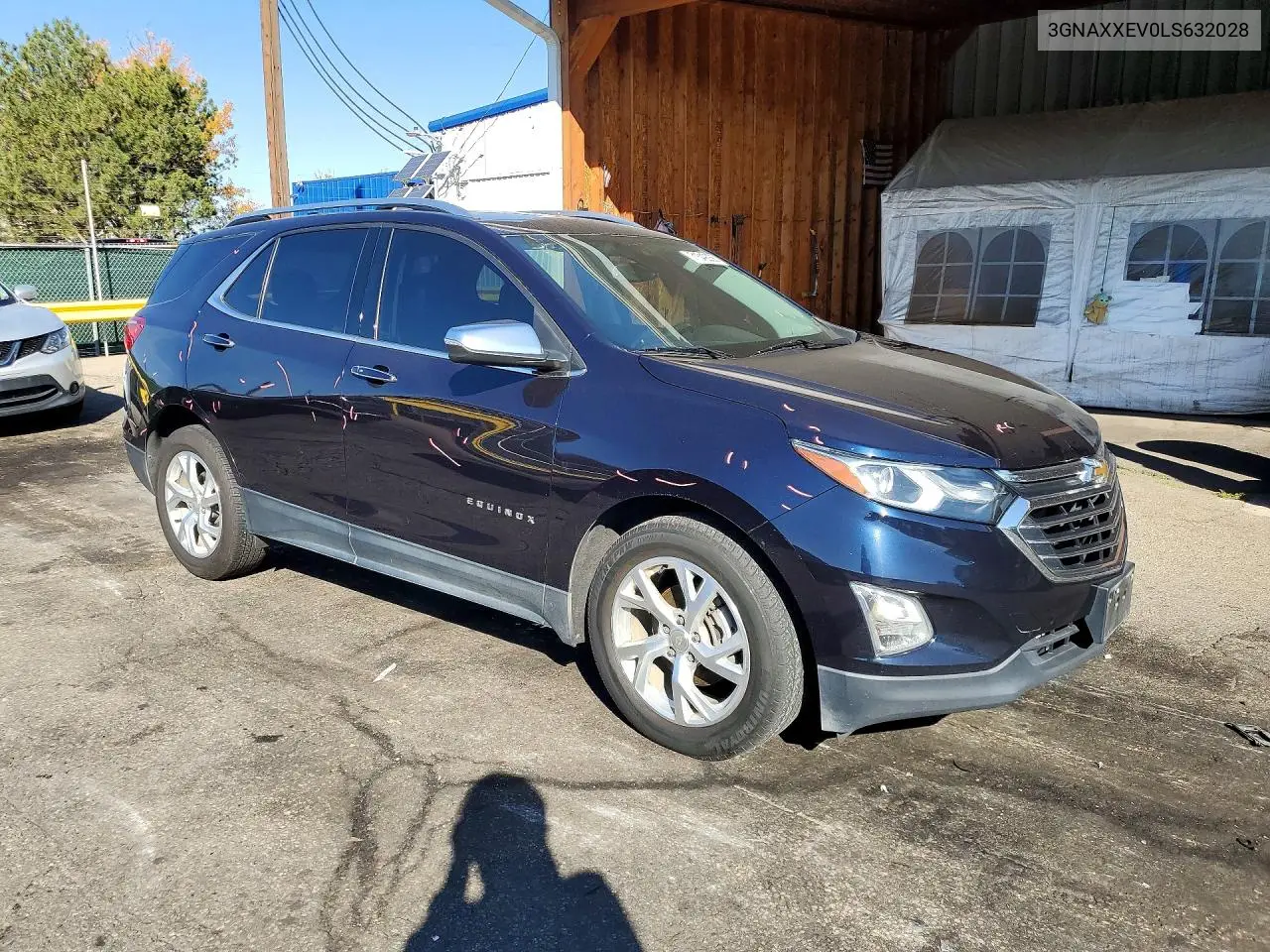 2020 CHEVROLET EQUINOX VIN 3GNAXXEV0LS632028 — фото 4