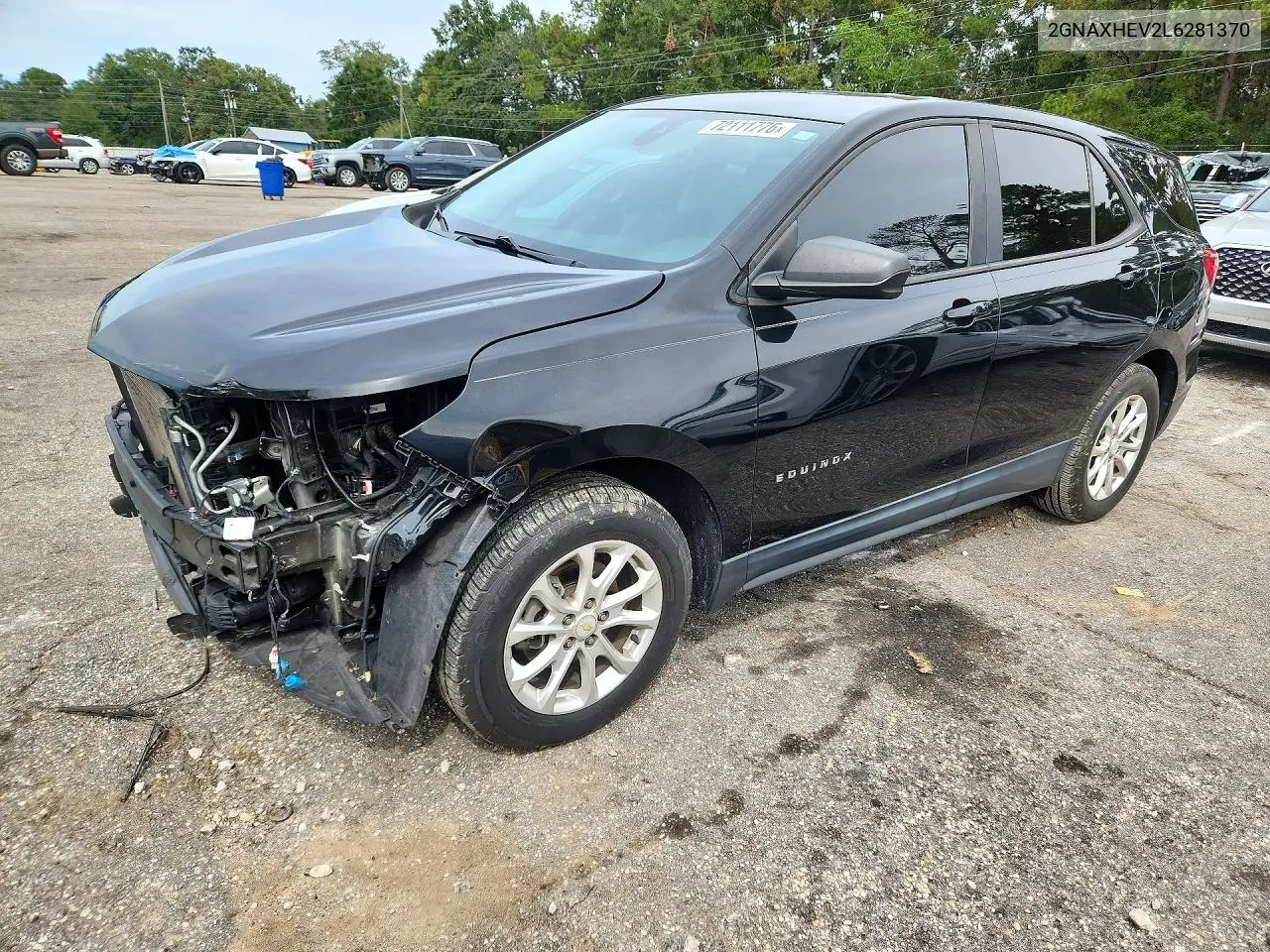 CHEVROLET EQUINOX 2020, VIN 2GNAXHEV2L6281370