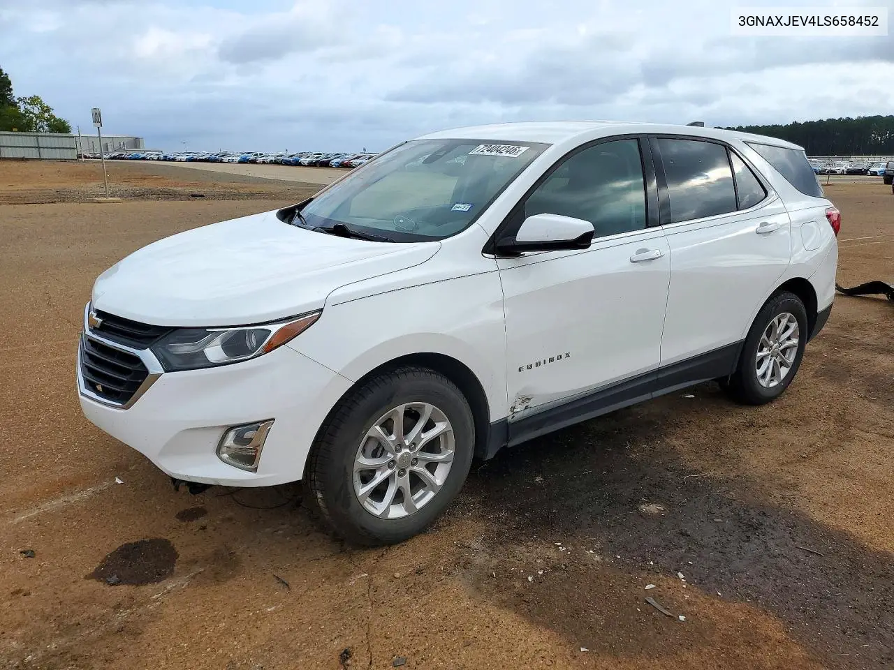 CHEVROLET EQUINOX 2020, VIN 3GNAXJEV4LS658452