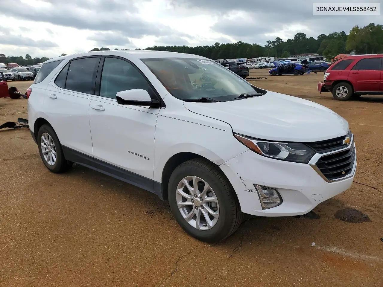 2020 CHEVROLET EQUINOX VIN 3GNAXJEV4LS658452 — фото 4