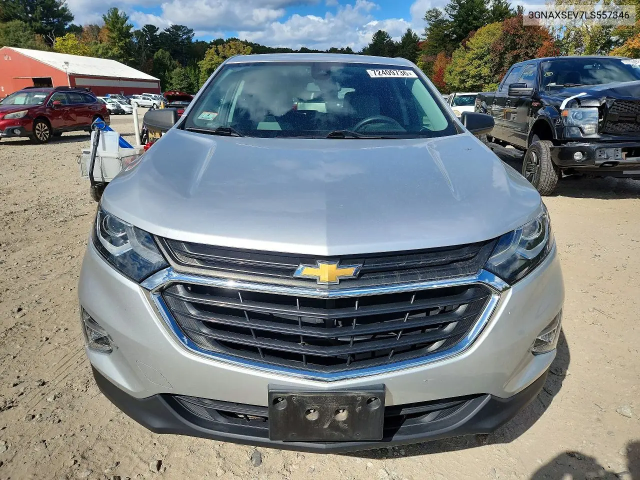 2020 CHEVROLET EQUINOX VIN 3GNAXSEV7LS557346 — фото 5