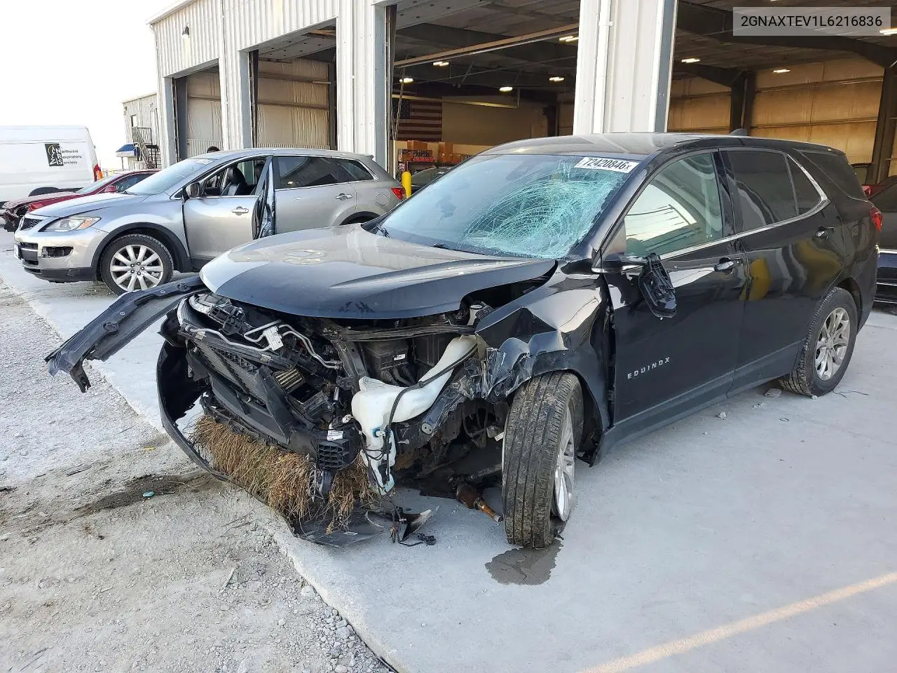 CHEVROLET EQUINOX 2020, VIN 2GNAXTEV1L6216836