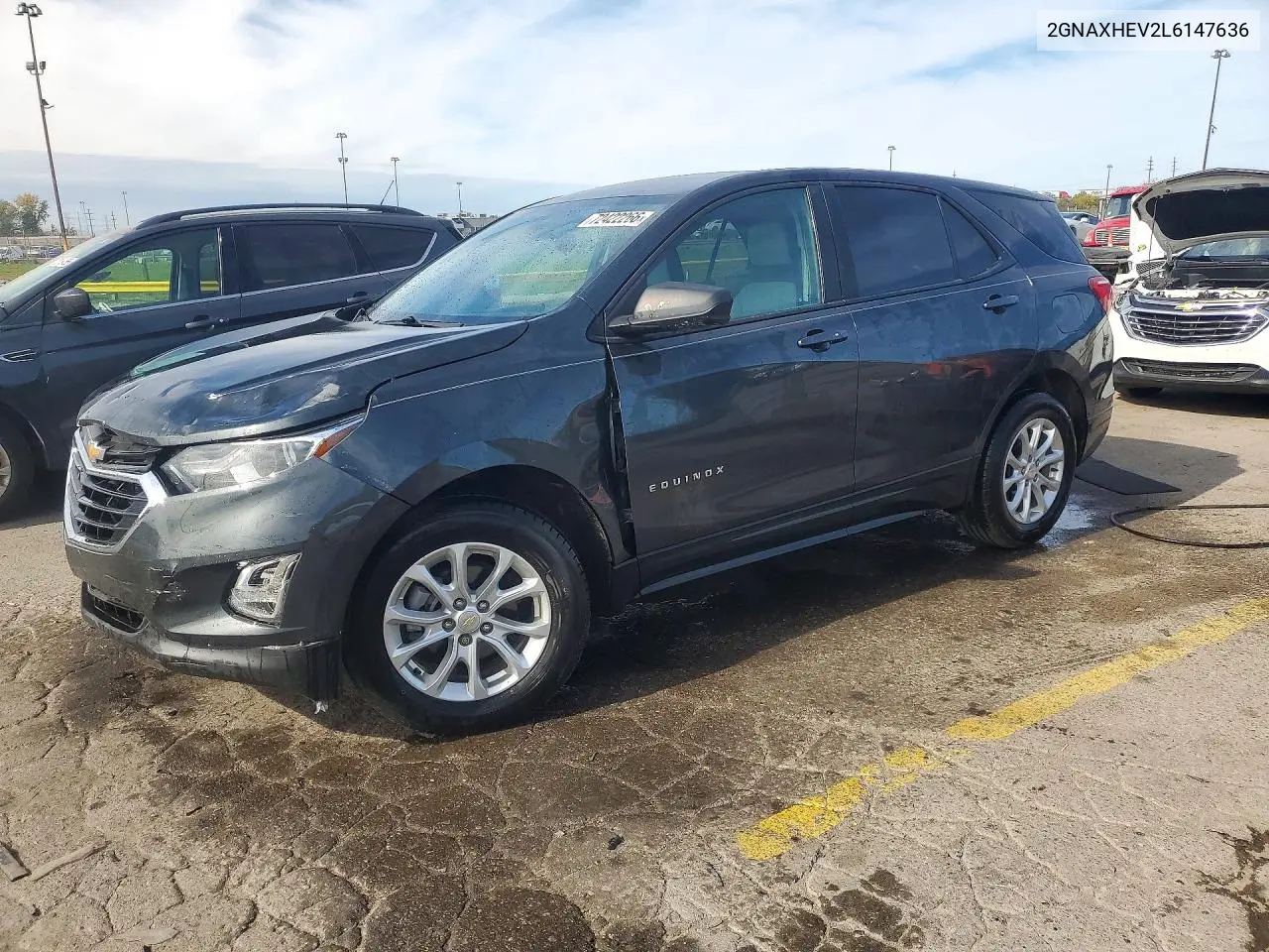 CHEVROLET EQUINOX 2020, VIN 2GNAXHEV2L6147636