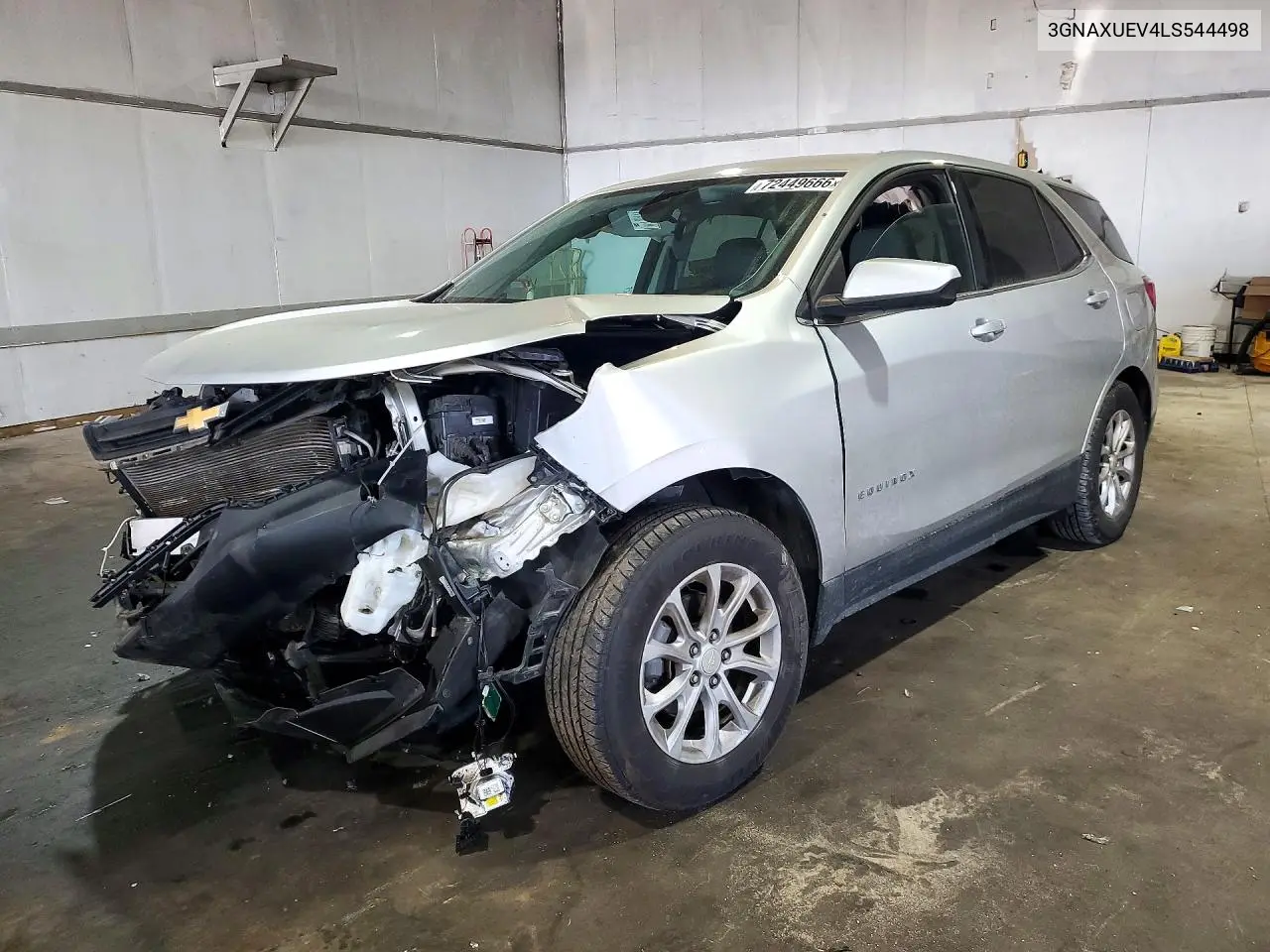 CHEVROLET EQUINOX 2020, VIN 3GNAXUEV4LS544498