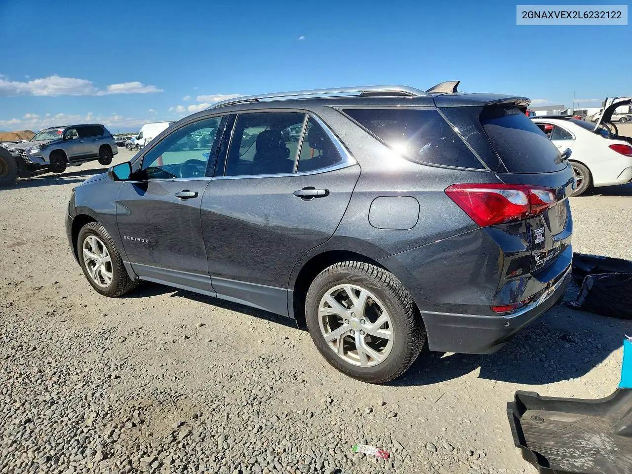 2020 CHEVROLET EQUINOX VIN 2GNAXVEX2L6232122 — фото 2