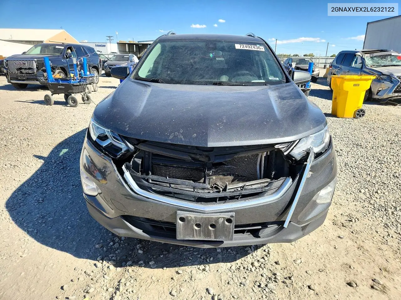 2020 CHEVROLET EQUINOX VIN 2GNAXVEX2L6232122 — фото 5