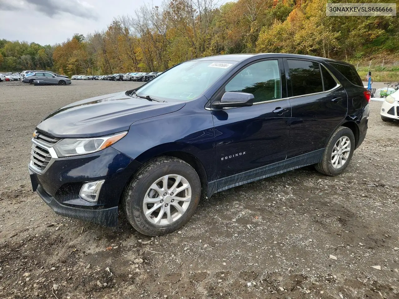 CHEVROLET EQUINOX 2020, VIN 3GNAXKEV5LS656666