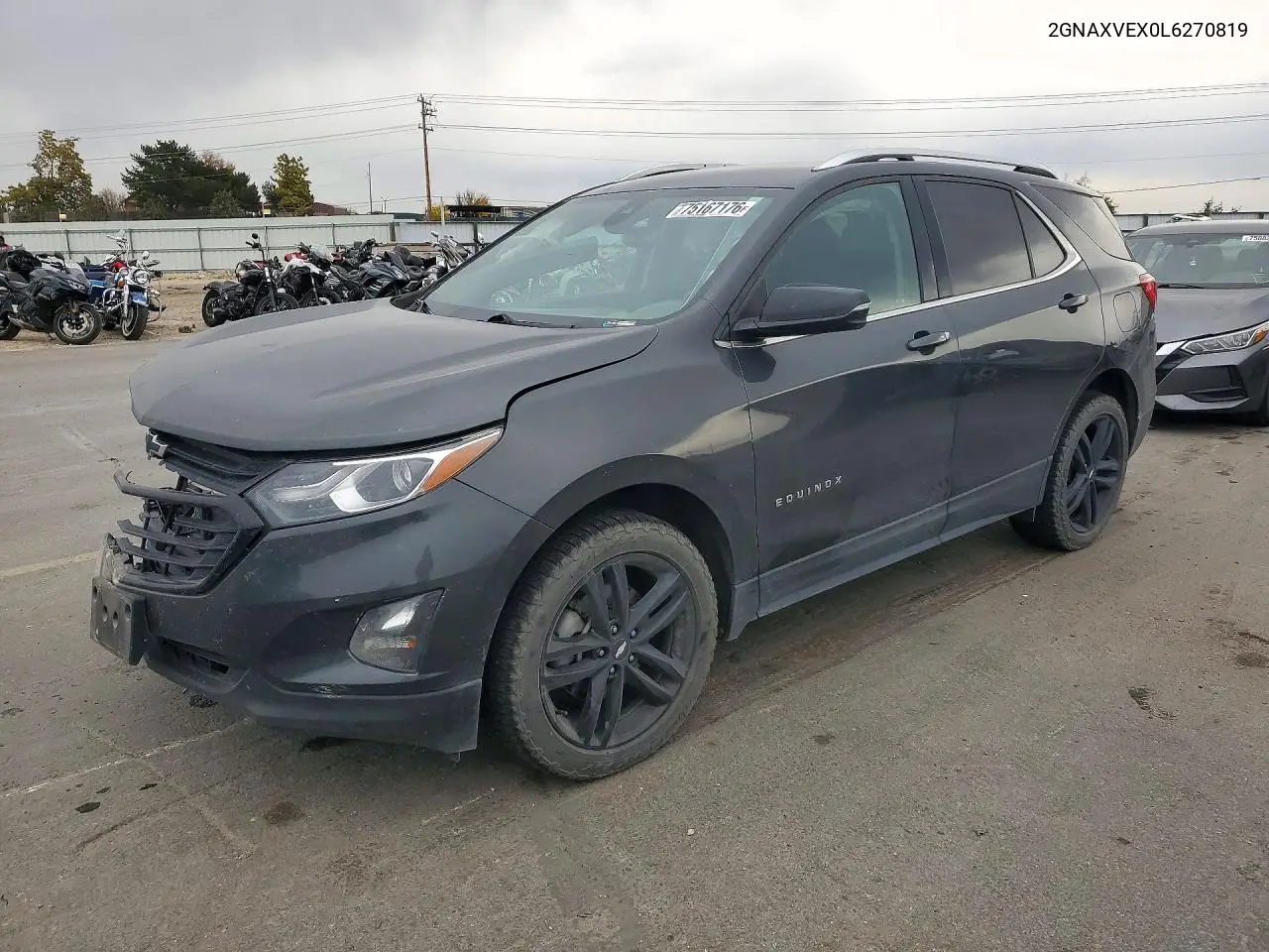 CHEVROLET EQUINOX 2020, VIN 2GNAXVEX0L6270819