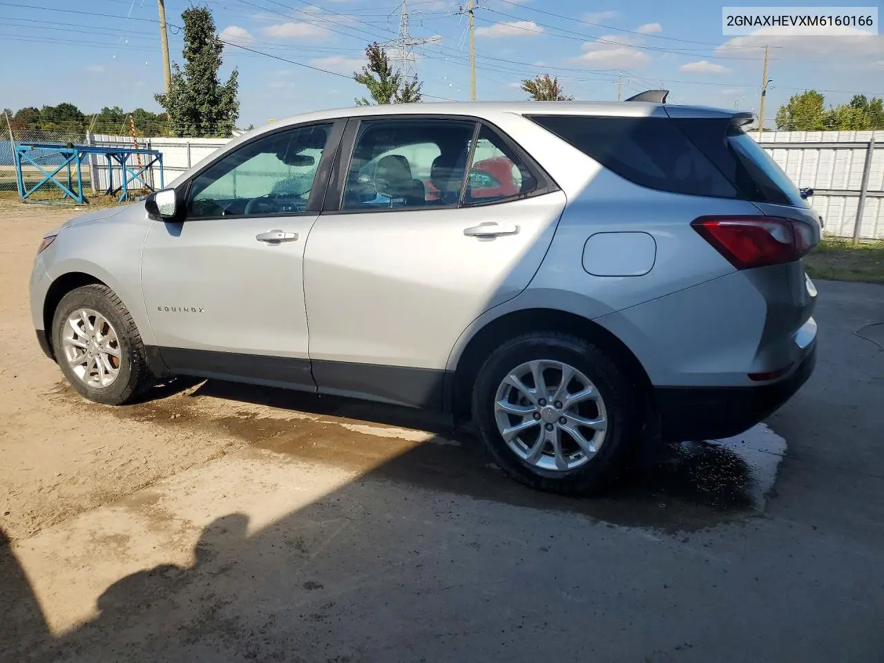 2021 CHEVROLET EQUINOX VIN 2GNAXHEVXM6160166 — фото 2