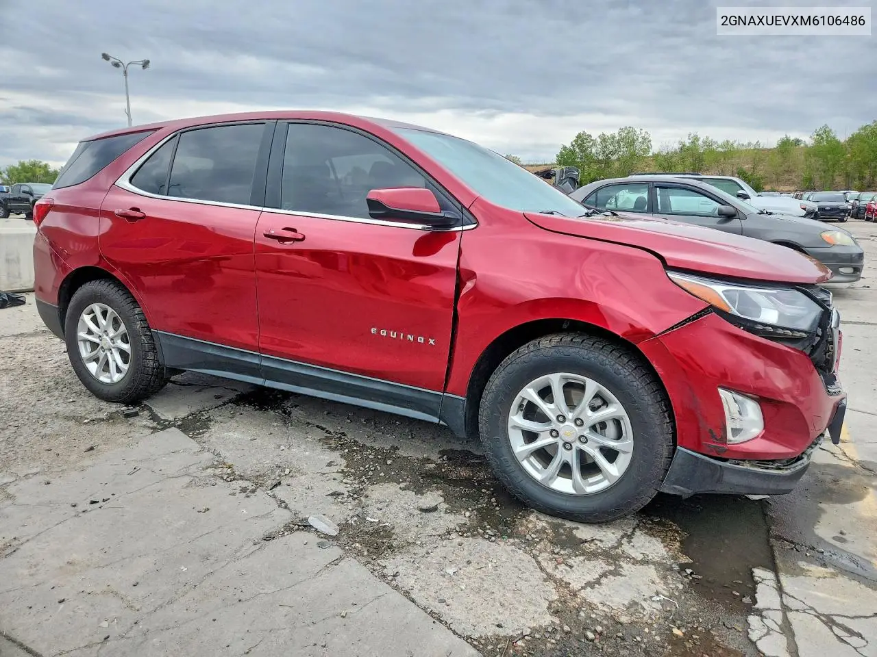 2021 CHEVROLET EQUINOX VIN 2GNAXUEVXM6106486 — фото 4