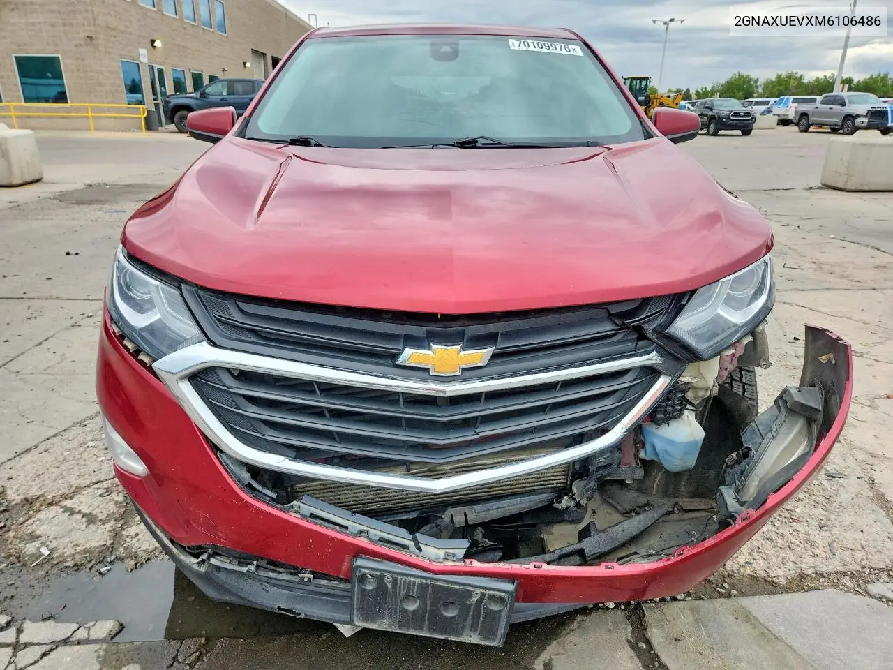 2021 CHEVROLET EQUINOX VIN 2GNAXUEVXM6106486 — фото 5