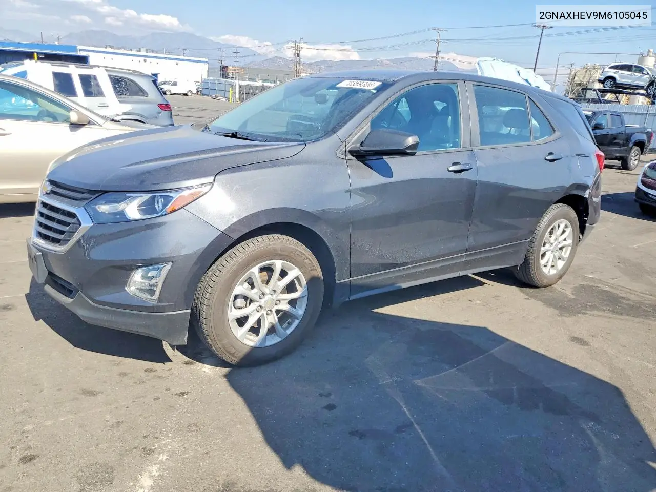 CHEVROLET EQUINOX 2021, VIN 2GNAXHEV9M6105045