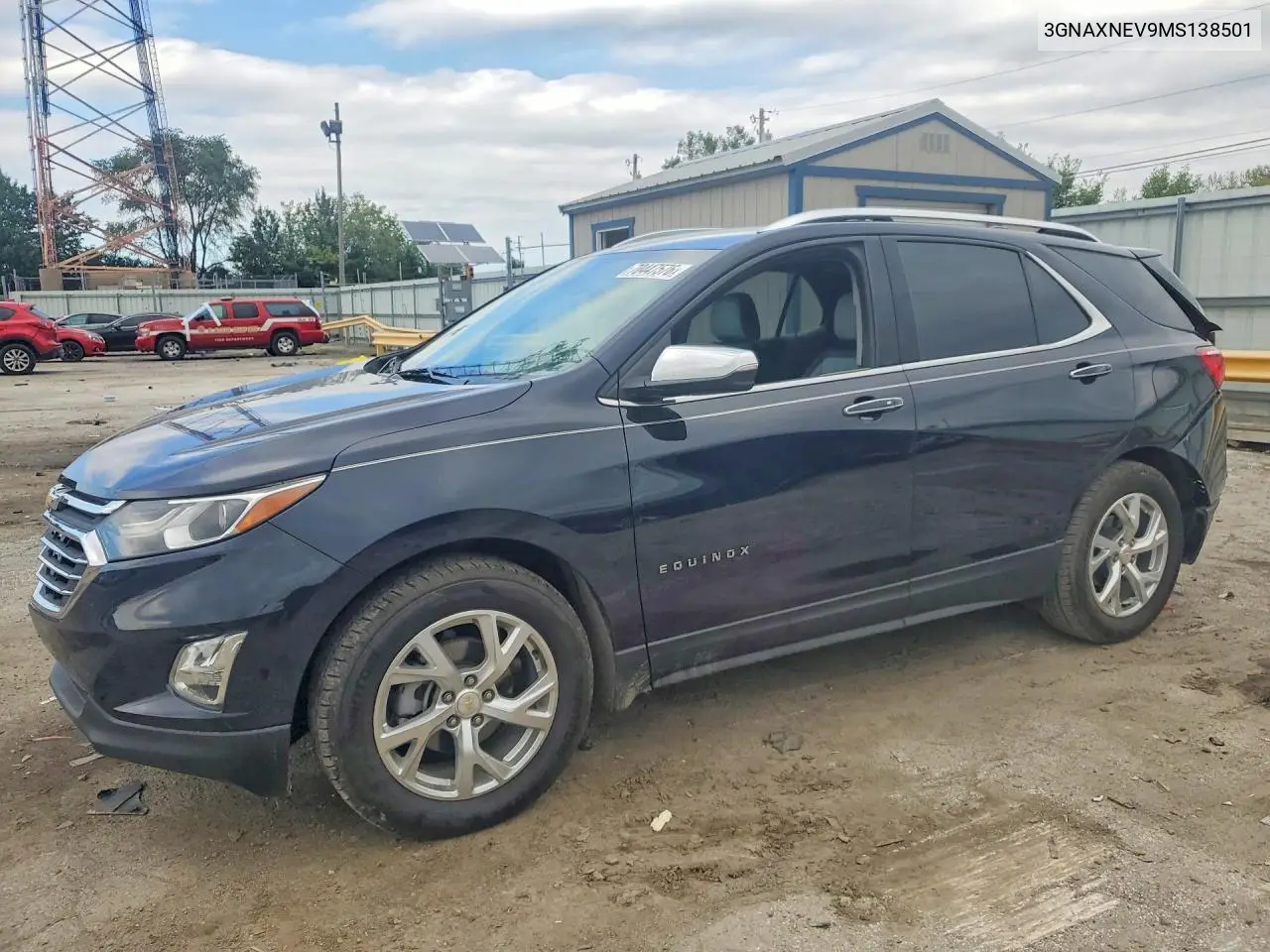 CHEVROLET EQUINOX 2021, VIN 3GNAXNEV9MS138501