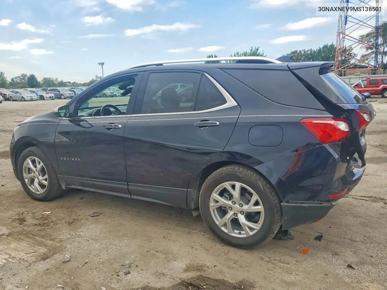 2021 CHEVROLET EQUINOX VIN 3GNAXNEV9MS138501 — фото 2