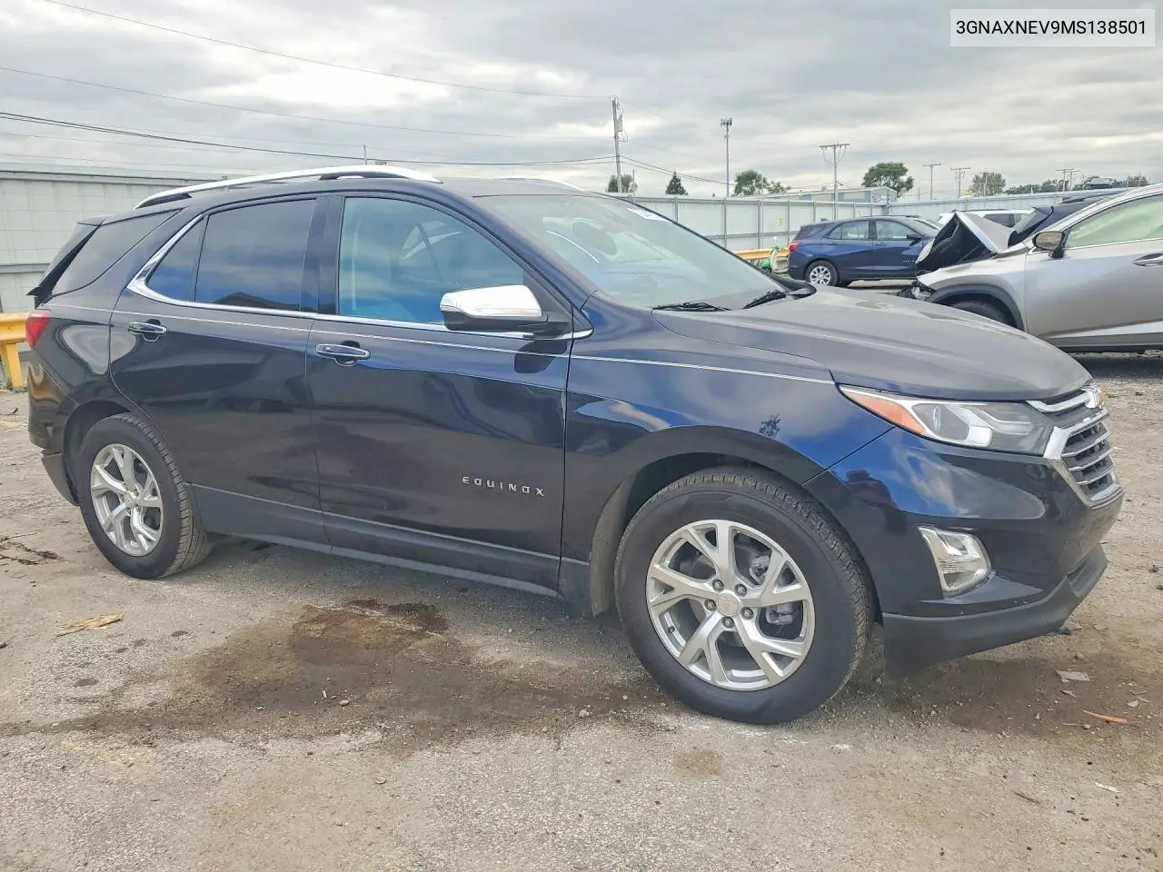 2021 CHEVROLET EQUINOX VIN 3GNAXNEV9MS138501 — фото 4