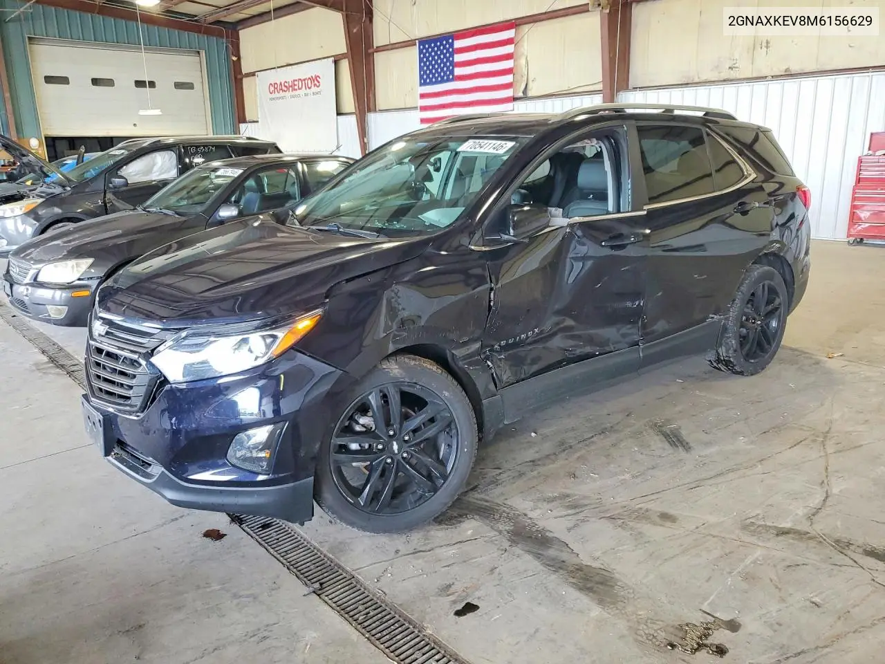 CHEVROLET EQUINOX 2021, VIN 2GNAXKEV8M6156629