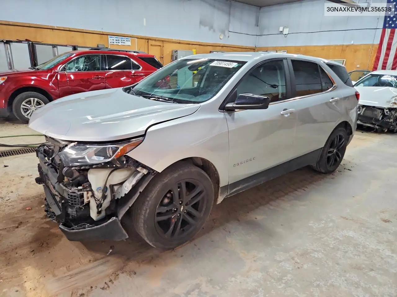 CHEVROLET EQUINOX 2021, VIN 3GNAXKEV3ML356538