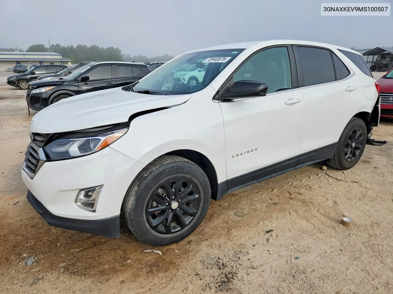 CHEVROLET EQUINOX 2021, VIN 3GNAXKEV9MS100507
