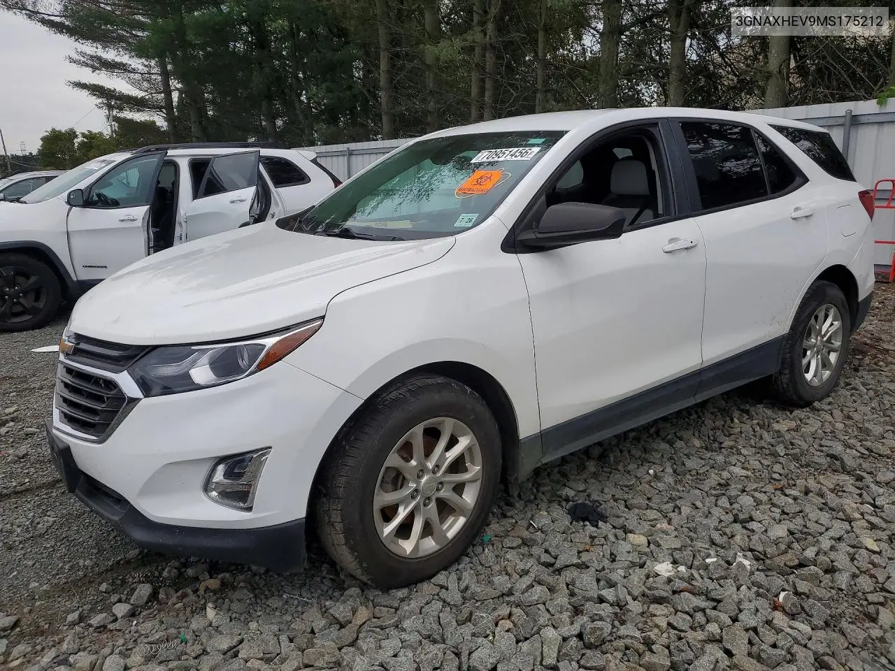 CHEVROLET EQUINOX 2021, VIN 3GNAXHEV9MS175212