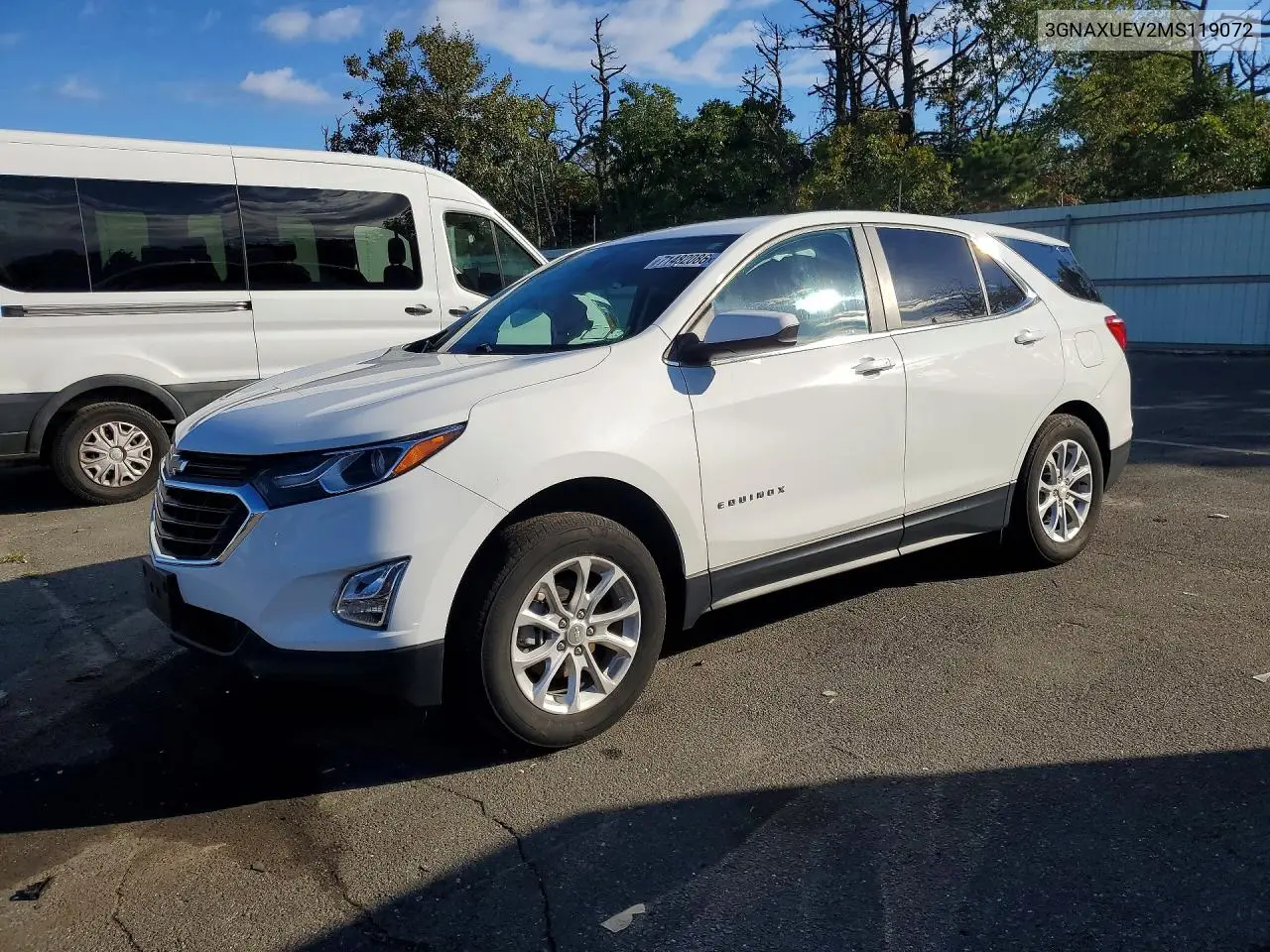 CHEVROLET EQUINOX 2021, VIN 3GNAXUEV2MS119072