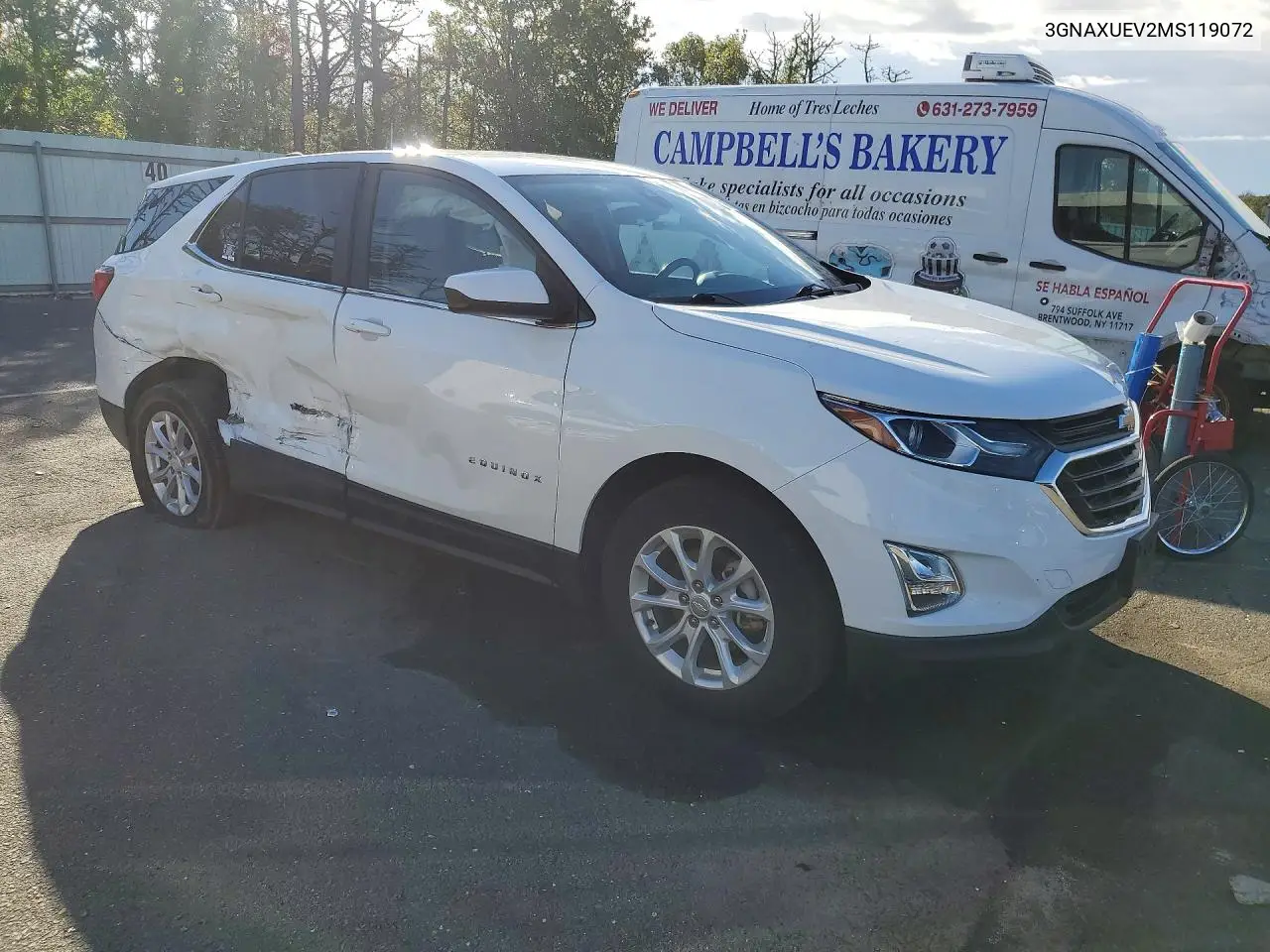 2021 CHEVROLET EQUINOX VIN 3GNAXUEV2MS119072 — фото 4