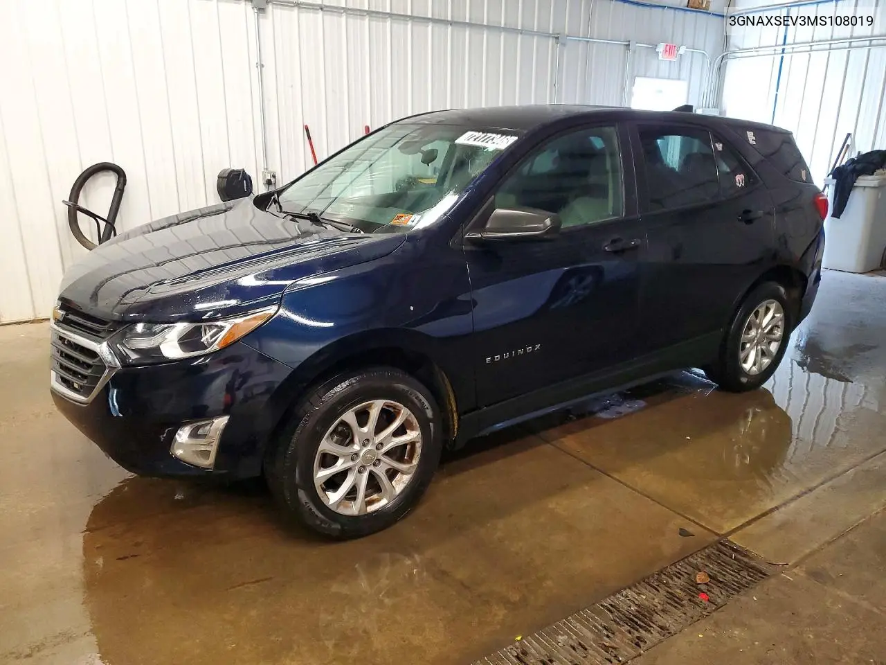 CHEVROLET EQUINOX 2021, VIN 3GNAXSEV3MS108019