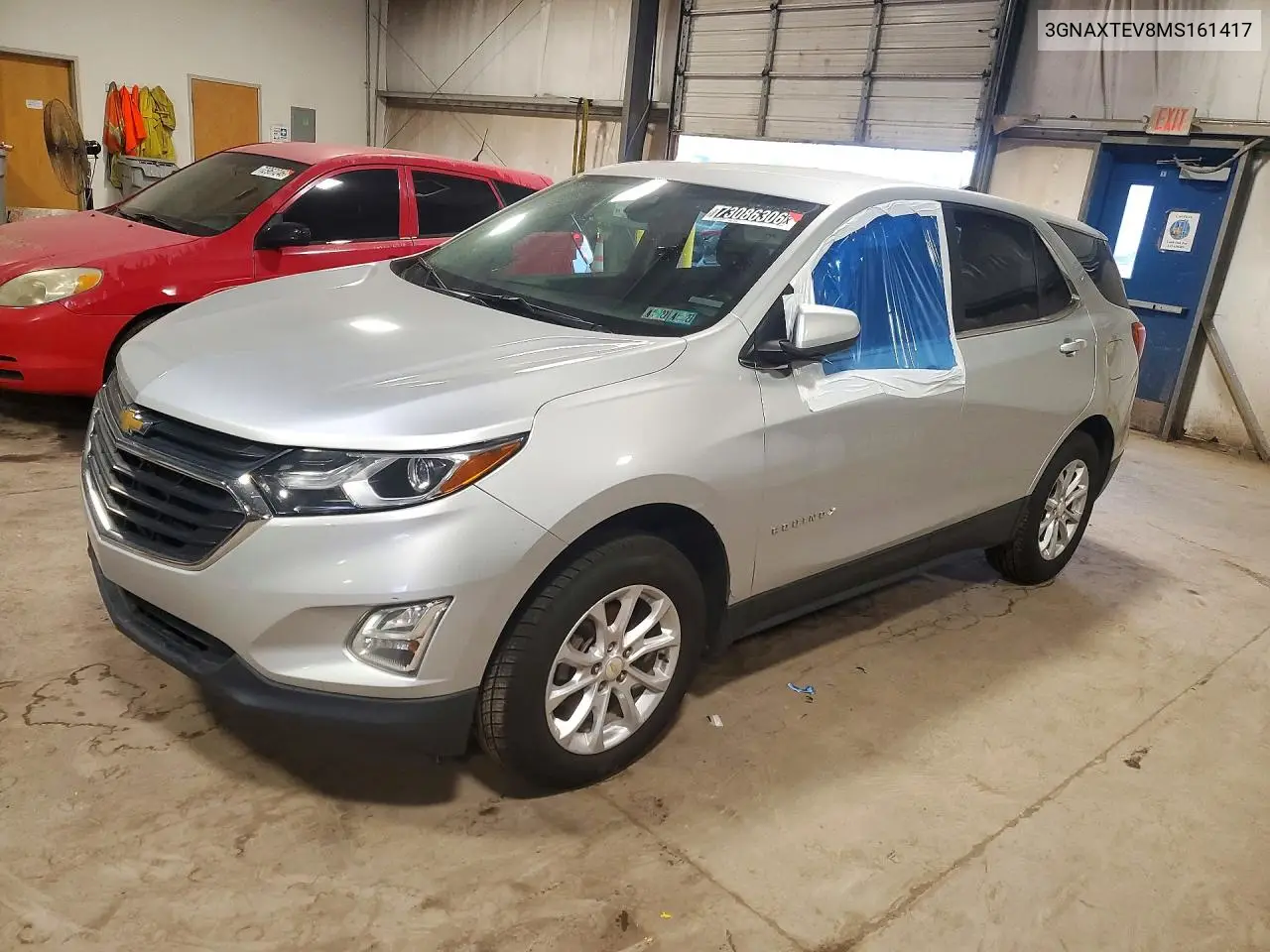 CHEVROLET EQUINOX 2021, VIN 3GNAXTEV8MS161417