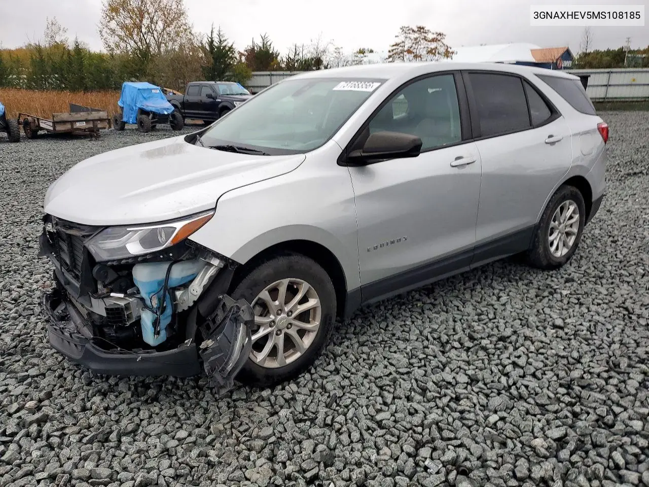 CHEVROLET EQUINOX 2021, VIN 3GNAXHEV5MS108185
